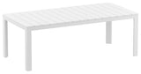 Atlantic XL Dining Table 83, 110" Extendable White