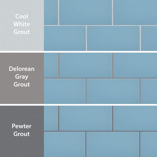 Piscina Brick Matte Blue Porcelain Floor and Wall Tile