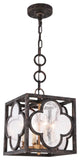 Elegant Lighting Trinity Collection Pendant, Aged Copper