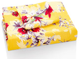 Sunshine Hummingbirds Floral Fitted Bed Sheet Set with Pillow Cases , Full