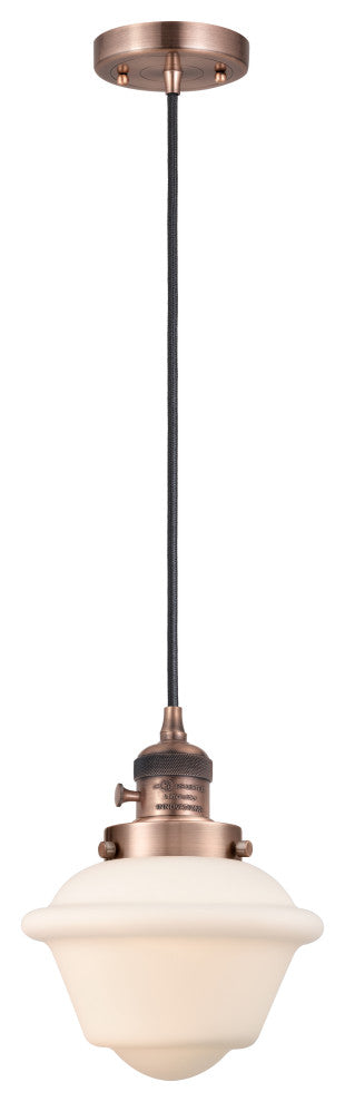 INNOVATIONS 201CSW-AC-G531 1-Light Mini Pendant Antique Copper