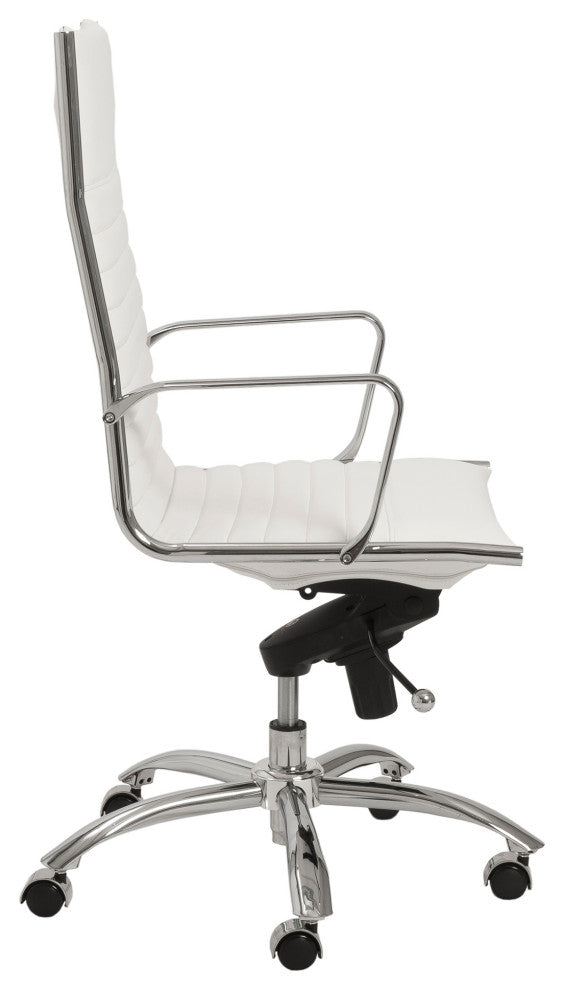 LuvModern Boss Executive Adjustable Swivel Office Chair, White