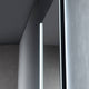 LED Antifog Bathroom Mirror, Dimmer, Adjustable Color, Matte Black, 24x32