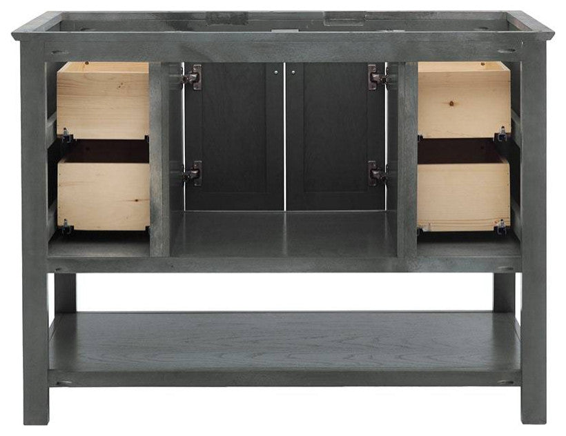 Fresca FCB2348VG Manchester Regal 48" Gray Wood Veneer Bathroom Cabinet