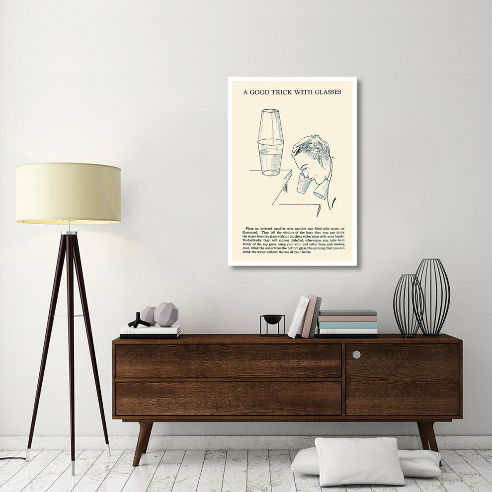 "A Good Trick with Glasses" Digital Paper Print by Retromagic, 31"x46"