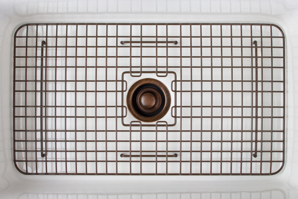 SinkSense Wren Antique Brown 27"x15" Kitchen Sink Bottom Grid