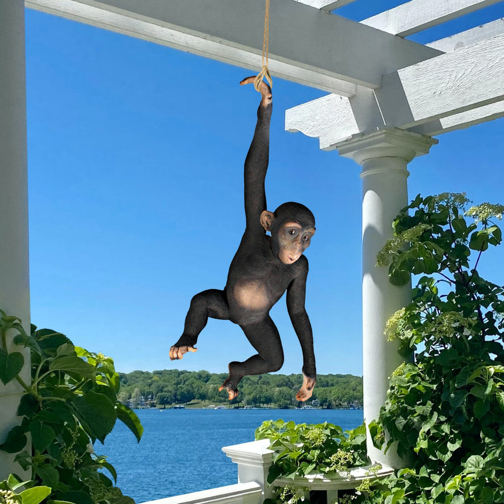 Hanging Jungle Monkey Statue