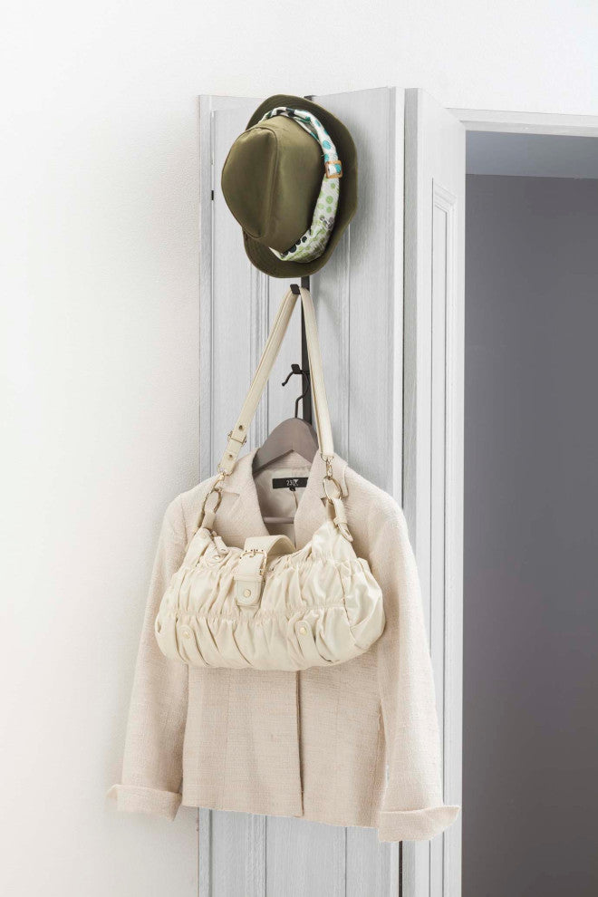 Smart Over-The-Door Rack, Black