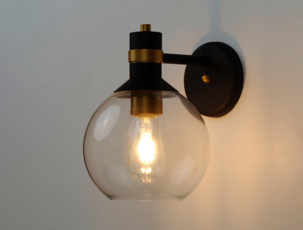 Maxim 10319 Cabin 1 Light 13" Tall LED Outdoor Wall Sconce - Bronze / Gold /