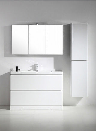 Eviva Glazzy 48" Floor Mount Modern Bathroom Vanity With Single Sink White