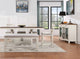 Hyland 24" Counter Stool, White, Set of 2
