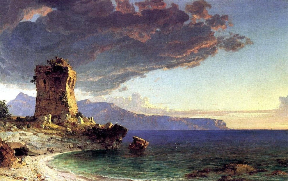 Jasper Francis Cropsey The Isle of Capri Wall Decal