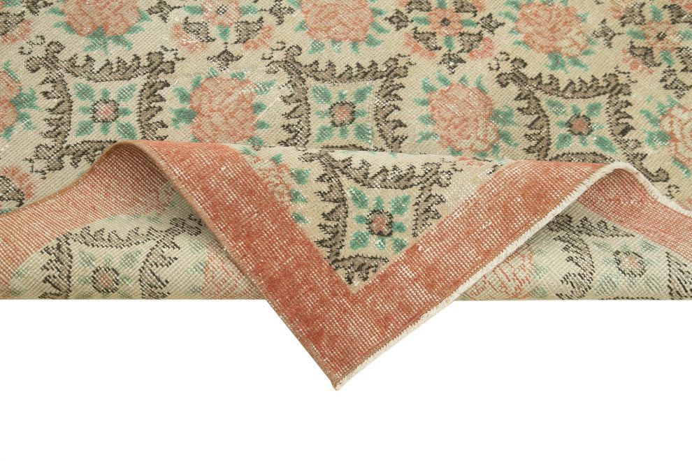 Rug N Carpet - Handwoven Turkish 3' 6" x 6' 7" Over-dyed Small Area Rug