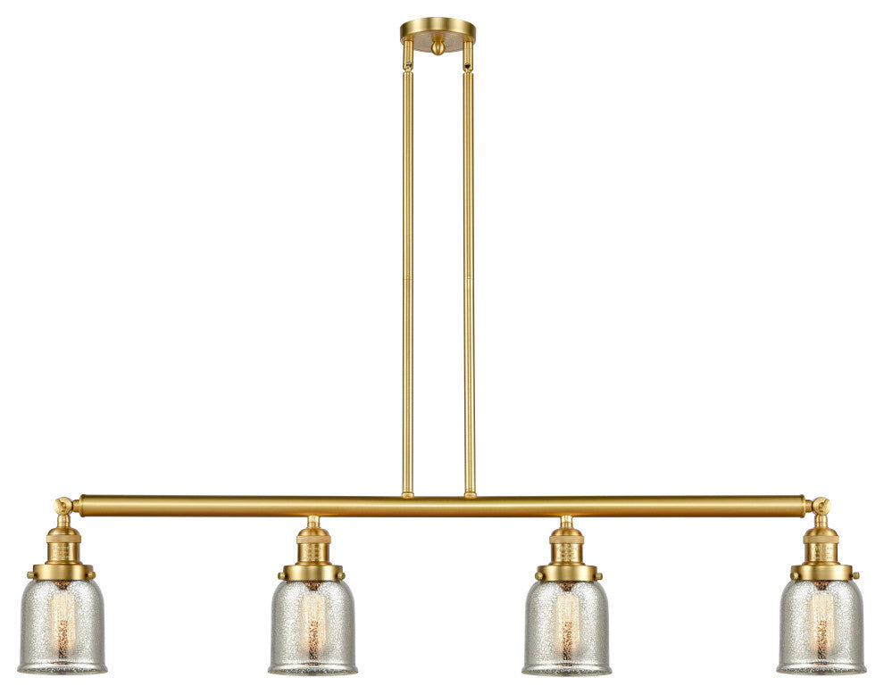 INNOVATIONS 214-SG-G58-LED 4-Light Island Light Satin Gold