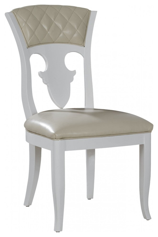 Temptation Othello Modern Leather Dining Chair, Set of 2