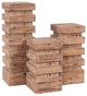 Howard Elliott Stepped Natural Wood Pedestal, 12"x12"x28"
