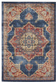 Unique Loom Dark Blue Helios Utopia 4' 0 x 6' 0 Area Rug