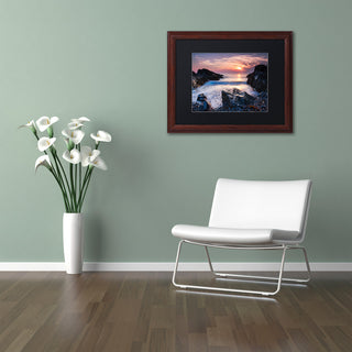 Blanchette Photography 'Rocky Cove', Wood Frame, Black Matte, 14"x11"