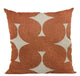 Plutus Red Maze Dot Luxury Throw Pillow, 20"x30"