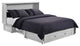 Daisy Queen Size Murphy Bed Cabinet With Storage & Charging Ports, White