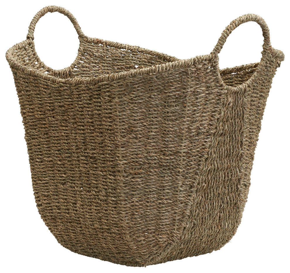 Natural Seagrass Basket With Handles