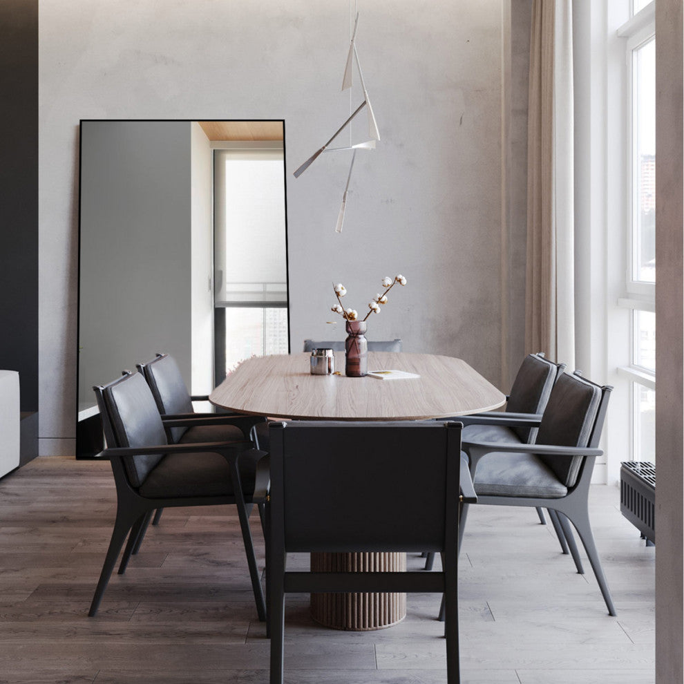 Minimal Black Wall Mirror