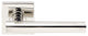 Copenhagen Lever, Tubular Passage, Polished Stainless Steel, 2-3/8" Backset