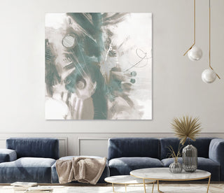 Down the River Abstract II - 72 x 72 by Dan Meneely