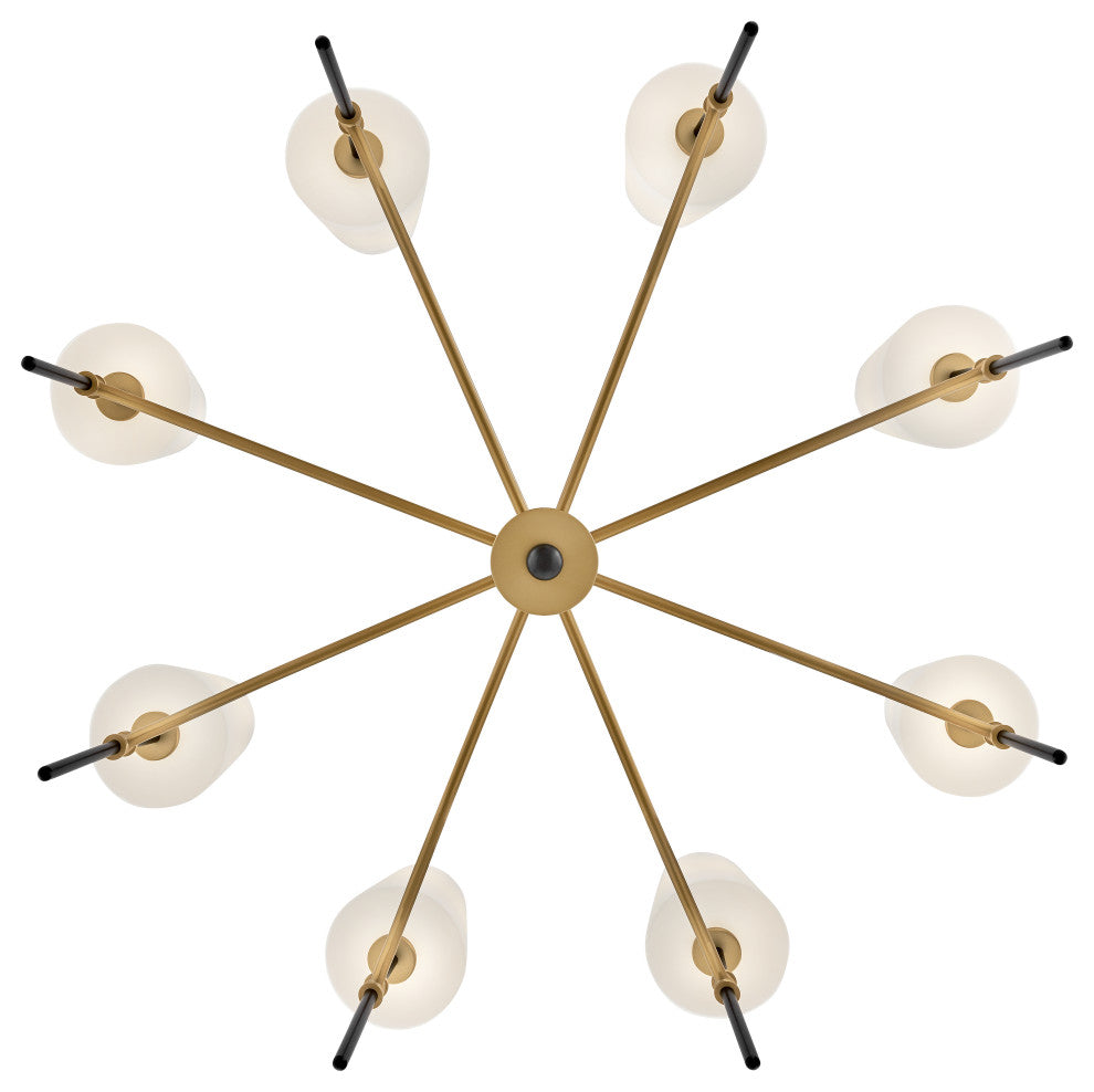 Hinkley Saunders Large Chandelier, Black