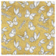 "Color my World Butterfly Pattern Gold" Print by Daphne Brissonnet, 20"x20"