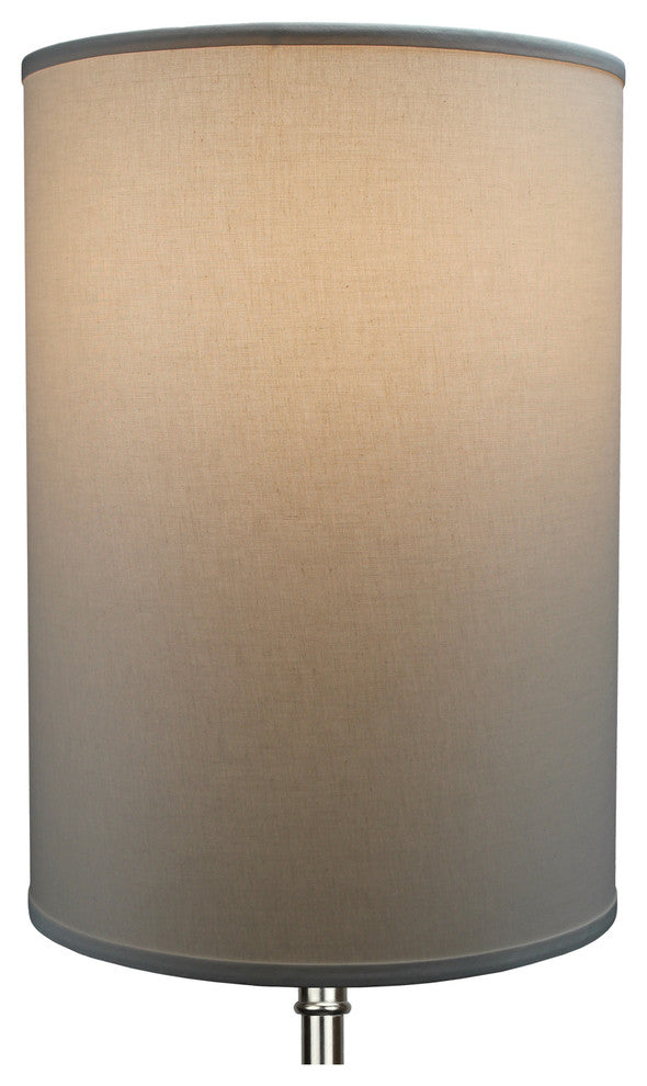 Fenchel Shades, 14"x14"x20" Spider Attachment Drum Lamp Shade, Linen
