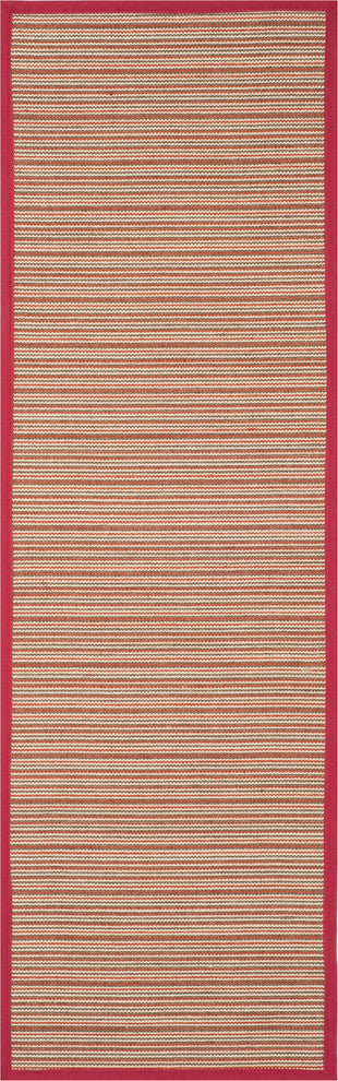 Safavieh Natural Fiber Nf132B Rug, Brown/Red, 5'0"x8'0"