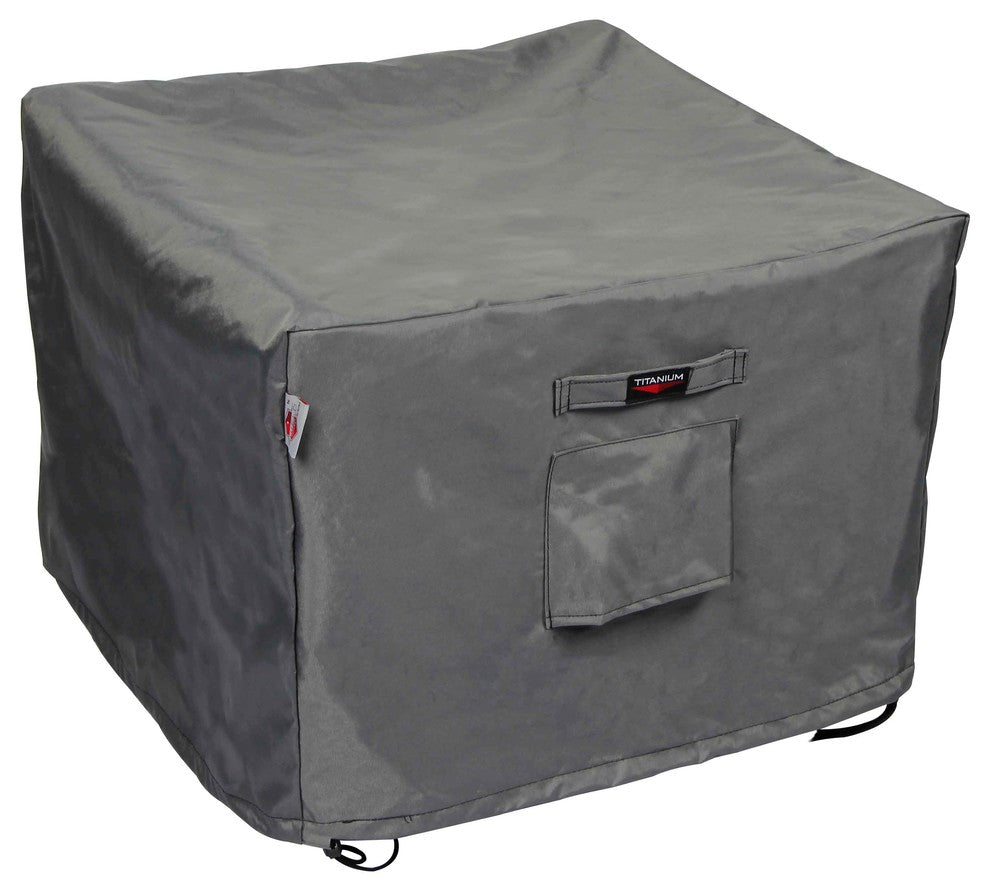 Titanium Shield Outdoor Square Accent Table Cover by Astella