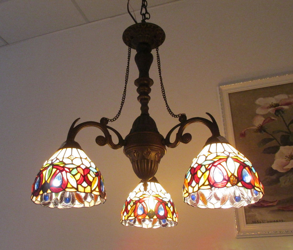 Serenity 3-Light Victorian Mini Chandelier
