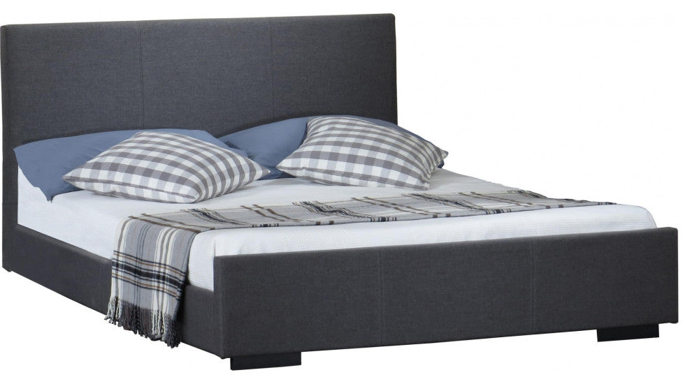 Grey Platform Twin Bed