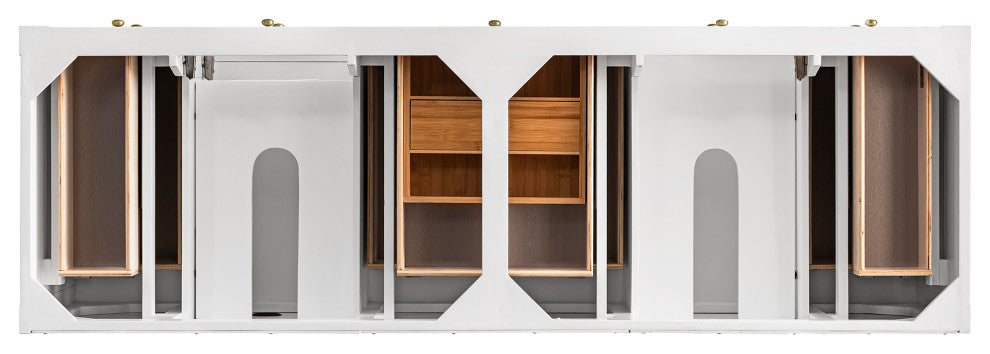 Breckenridge 72" Double Vanity, Bright White