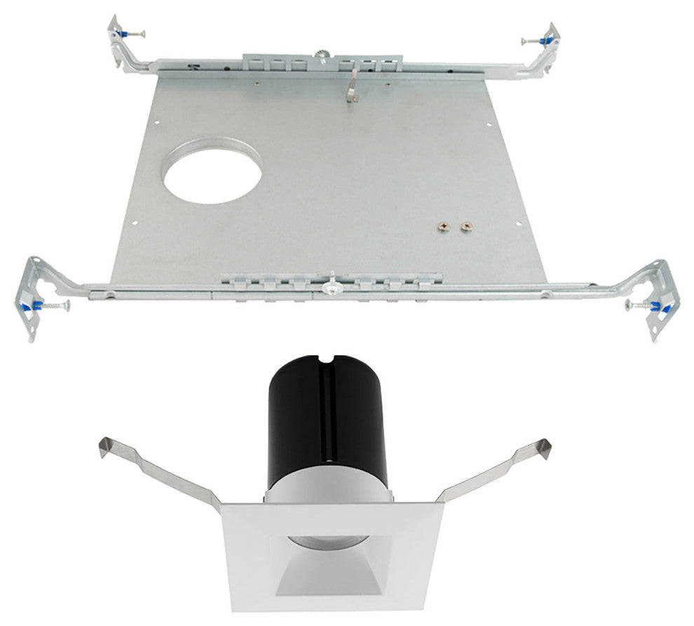 Ion LED 2" Recessed Light Frame-in Kit 3000K, Square New Construction