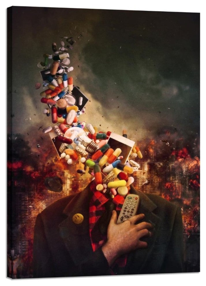 Cortesi Home "Comfortably Numb" by Mario Sanchez Nevado, Giclee Canvas, 28"x40"