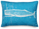 Blue Whale 14x20 Throw Pillow