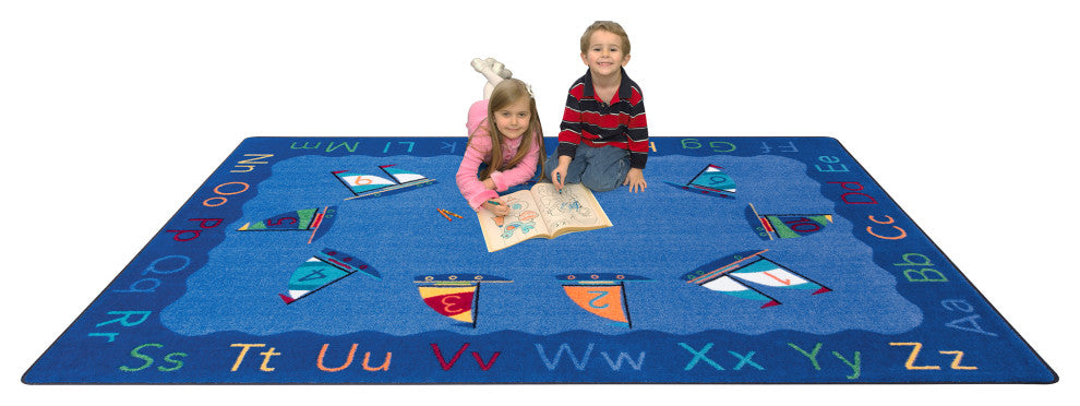 Smooth Sailing 5'4" X 7'8" Area Rug, Color Multi