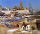 Edwin Lord Weeks Feeding the Sacred Pigeons Jaipur Wall Decal