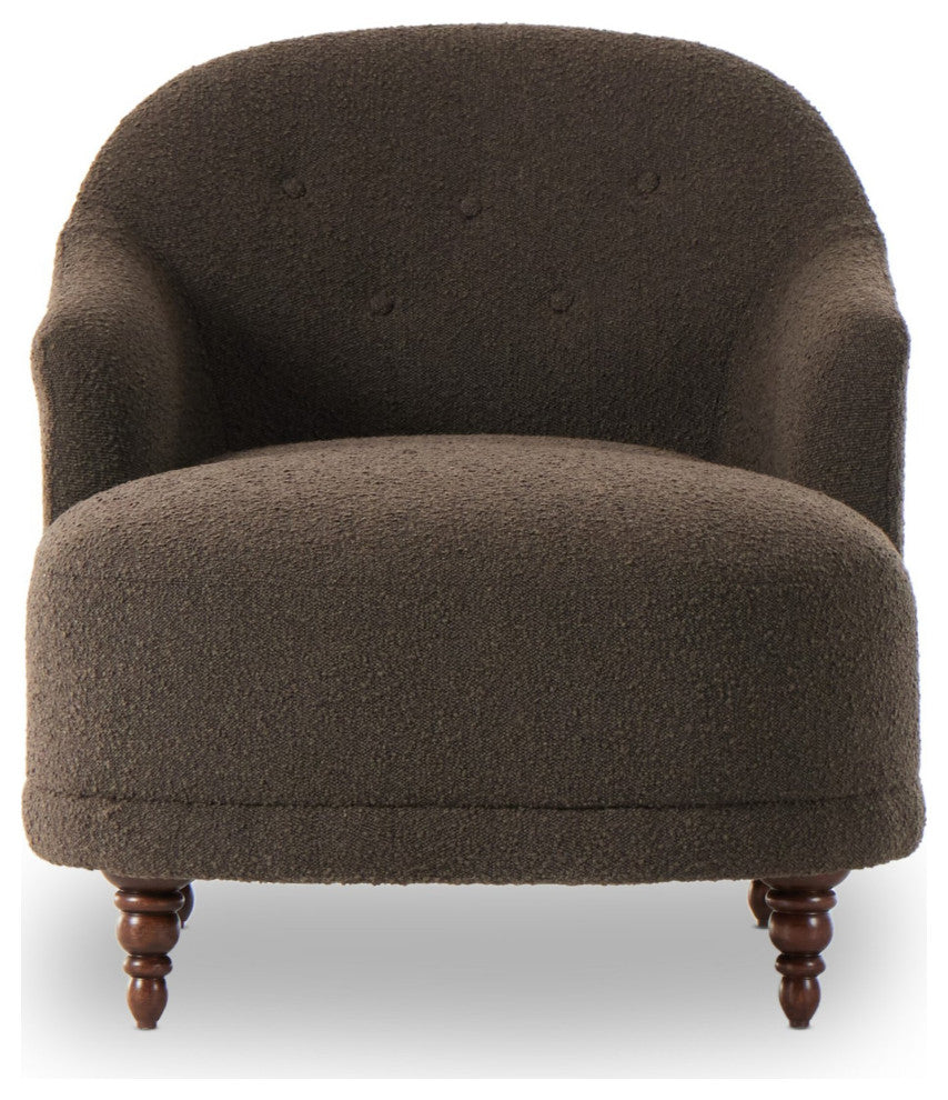 Marnie Chaise Lounge Knoll Mink, Aged Sienna