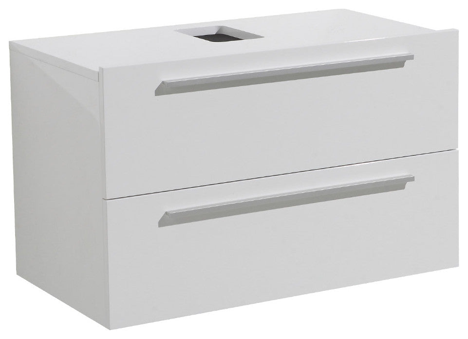 Medio 32" Bathroom Cabinet, Base: White, Base Only, Without Sink