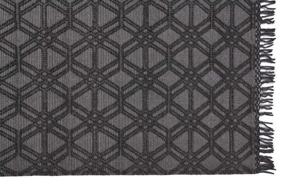 Weave & Wander Lavinda Charcoal 7'9"x9'9" Rug