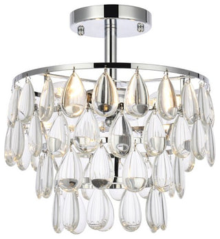 Murphy 12" Flush Mount, Chrome