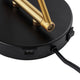 Lynn Swing Arm 1-Light Modern Midcentury Iron USB Charging Port LED Sconce, Blac