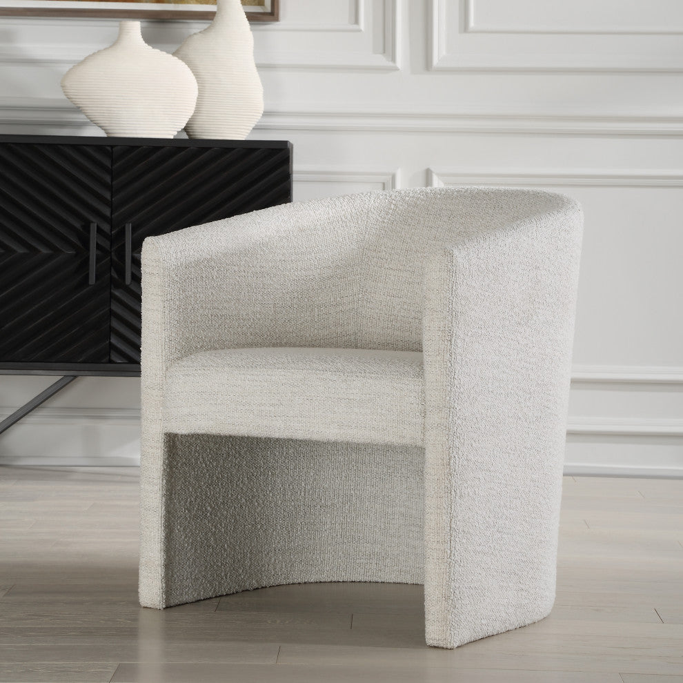 Uttermost - 23798 - Dining Chair - Encompass - Textured White