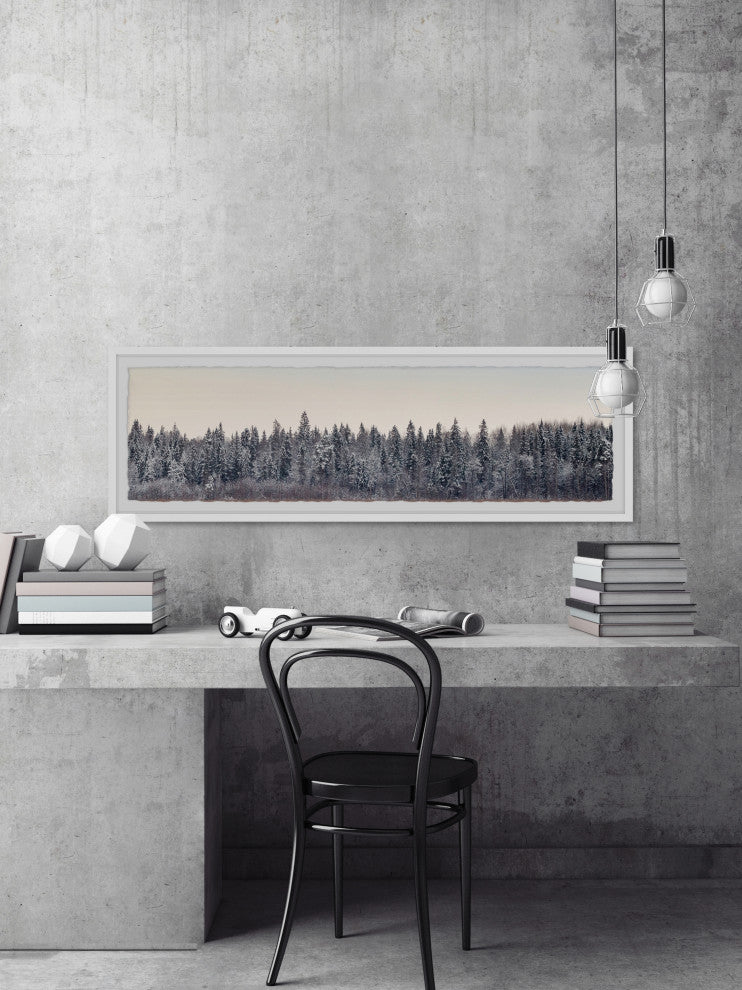"Beauty of the Trees" Framed Painting Print, 45x15