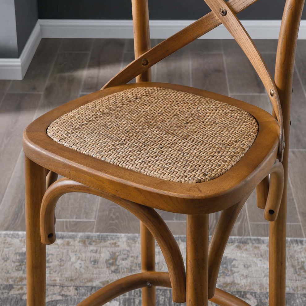 Gear Bar Stool, Walnut