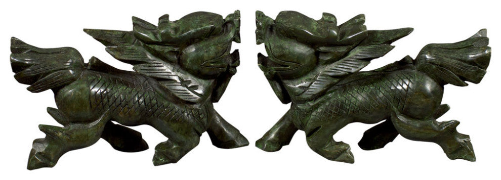 Jade Chinese Prosperity Kirin Set